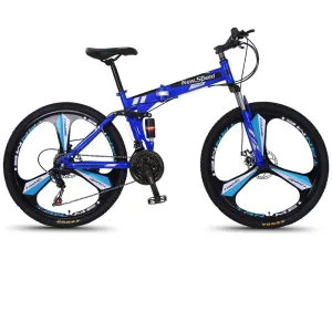 26" folding bike full suspension bicycle / adult mountain bike mountainbikes bicicleta velo / sport racing gear cycle for man